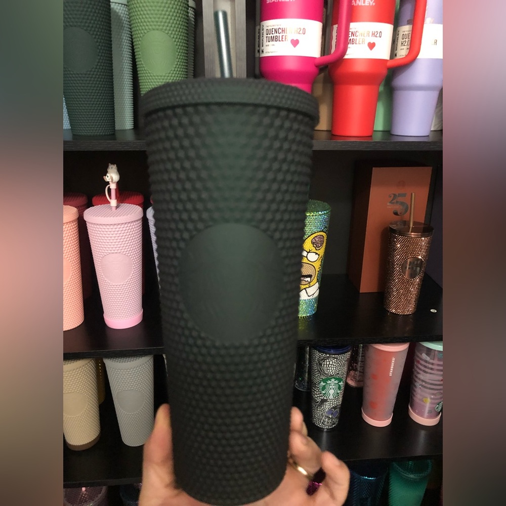 Starbucks jelly dark green studded